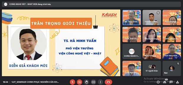 Sinh viên VJIT “bỏ túi” nhiều bí quyết thực hiện nghiên cứu khoa học 46