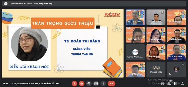 Sinh viên VJIT “bỏ túi” nhiều bí quyết thực hiện nghiên cứu khoa học 52