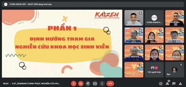 Sinh viên VJIT “bỏ túi” nhiều bí quyết thực hiện nghiên cứu khoa học 74