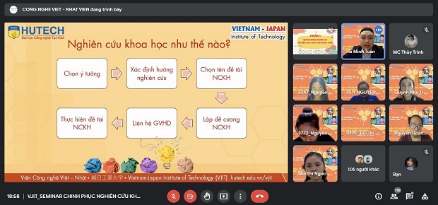 Sinh viên VJIT “bỏ túi” nhiều bí quyết thực hiện nghiên cứu khoa học 81