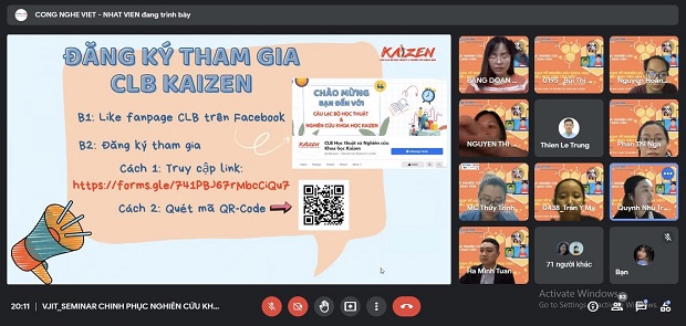 Sinh viên VJIT “bỏ túi” nhiều bí quyết thực hiện nghiên cứu khoa học 146