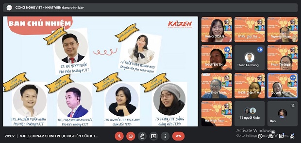 Sinh viên VJIT “bỏ túi” nhiều bí quyết thực hiện nghiên cứu khoa học 149