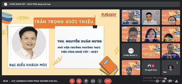 Sinh viên VJIT “bỏ túi” nhiều bí quyết thực hiện nghiên cứu khoa học 24