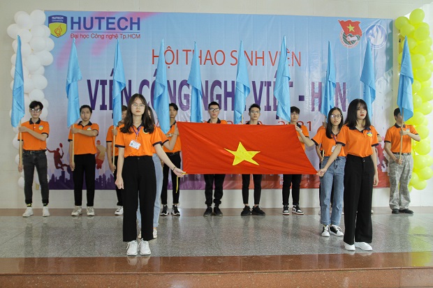 Lễ Khai mạc Hội thao sinh viên viện Công nghệ Việt - Hàn (VKIT) Năm học 2020 - 2021 40
