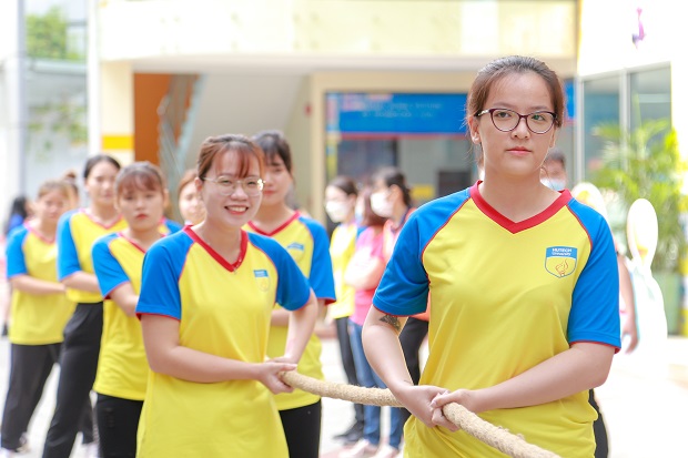 Khoa Tài chính - Thương mại tưng bừng khai mạc Hội thao sinh viên năm học 2021-2022 53