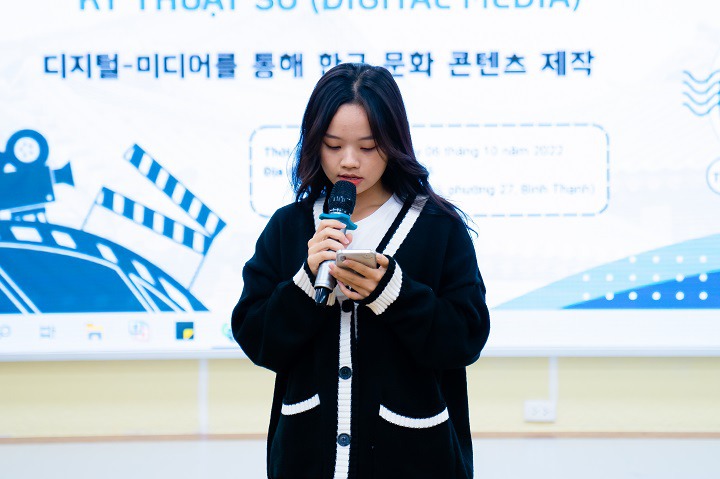 Sinh viên Khoa Hàn Quốc học tìm hiểu và "khoe" tài sáng tạo nội dung văn hóa qua Digital Media 93