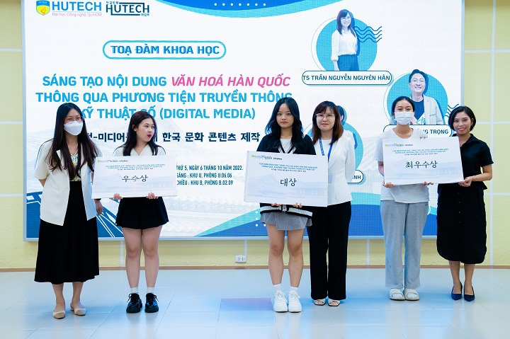 Sinh viên Khoa Hàn Quốc học tìm hiểu và "khoe" tài sáng tạo nội dung văn hóa qua Digital Media 112