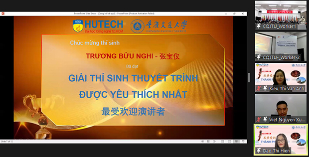 Sinh viên Khoa Trung Quốc học HUTECH tự tin so tài cùng bạn bè quốc tế tại Chung kết cuộc thi “Thành phố tôi ơi” 175