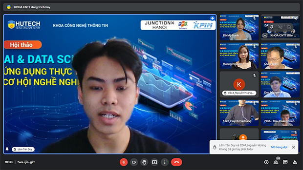IT-ers HUTECH khám phá cơ hội thăng tiến về AI & Data Science với sự đồng hành của các chuyên gia 147