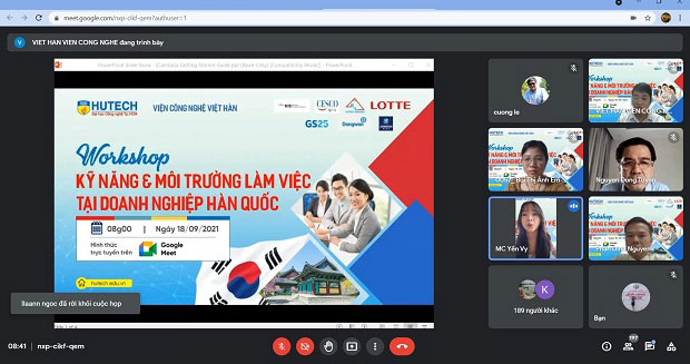 Sinh viên Viện Công nghệ Việt - Hàn nắm bắt loạt bí kíp ứng tuyển trong doanh nghiệp Hàn Quốc 10