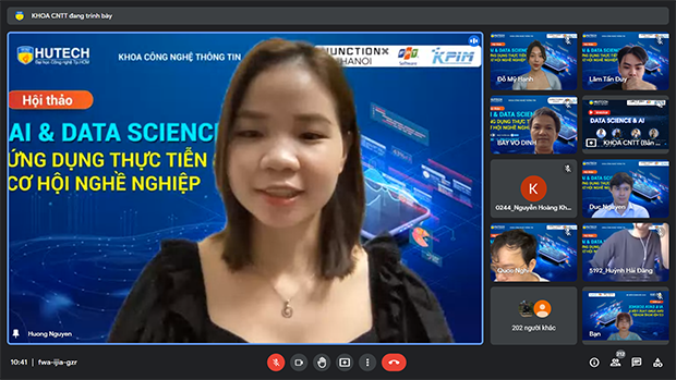 IT-ers HUTECH khám phá cơ hội thăng tiến về AI & Data Science với sự đồng hành của các chuyên gia 133
