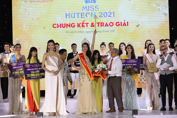 Sinh viên Mai Hiếu Ngân đăng quang Hoa khôi Miss HUTECH 2021 9