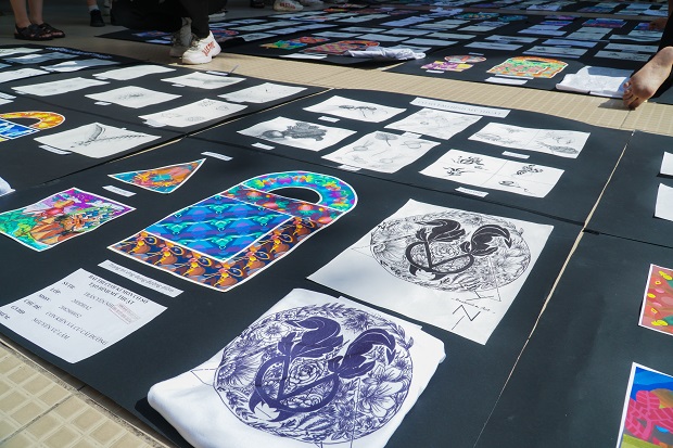 HUTECH Graphic Design students fill the campus with a series of final course projects 101