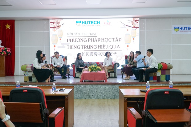 Diễn đàn trao đổi “bí kíp” học tiếng Trung hiệu quả giữa sinh viên HUTECH và UEF 25