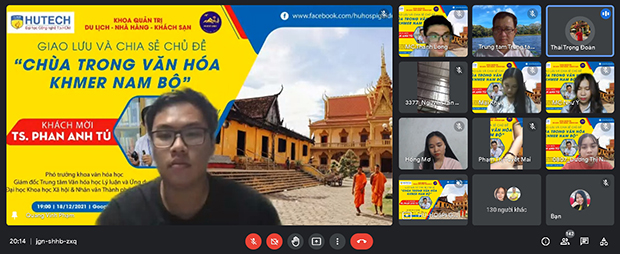Sinh viên Du lịch - Nhà hàng - Khách sạn HUTECH “hành hương” qua các ngôi chùa Khmer Nam Bộ 99
