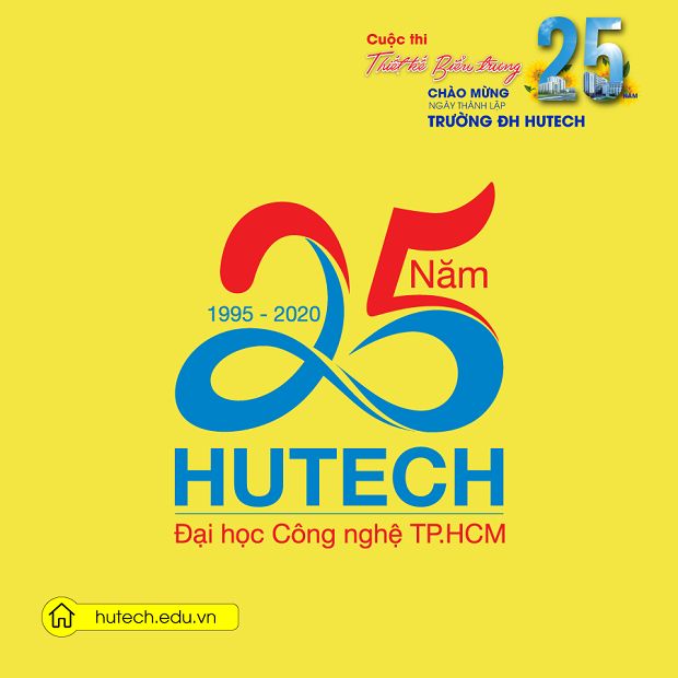 Ngắm loạt tác phẩm dự thi Thiết kế biểu trưng kỷ niệm 25 năm ngày thành lập HUTECH 73