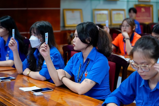 Các Khoa/Viện HUTECH tưng bừng tổ chức Đại hội Đại biểu Đoàn TNCS Hồ Chí Minh nhiệm kỳ 2022-2024 110