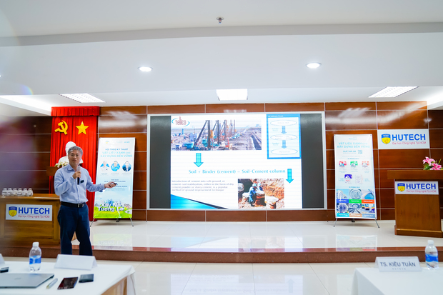 Sinh viên HUTECH khám phá xu hướng "Xây dựng bền vững" và cách ứng dụng vật liệu xanh 86