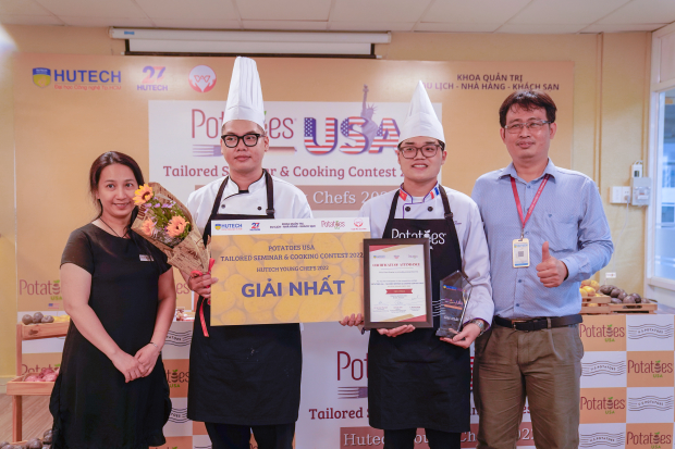Chung kết HUTECH Young Chefs 2022: Sinh viên HUTECH trổ tài đưa ẩm thực Việt “gặp gỡ” khoai tây Hoa Kỳ 156