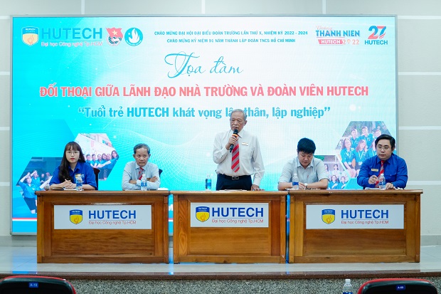 HUTECH trang trọng kỷ niệm 91 năm thành lập Đoàn TNCS Hồ Chí Minh và tổ chức đối thoại với Đoàn viên sinh viên 67