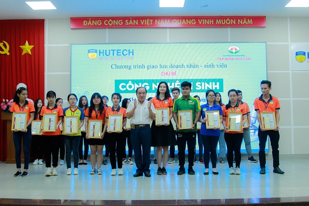 Chủ tịch Tập đoàn Quế Lâm truyền cảm hứng làm nông nghiệp sạch cho sinh viên HUTECH 67