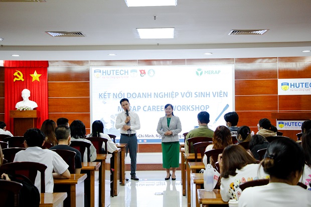 Students of HUTECH Faculty of Pharmacy participate in career talk with HR experts from Merap Trading 15