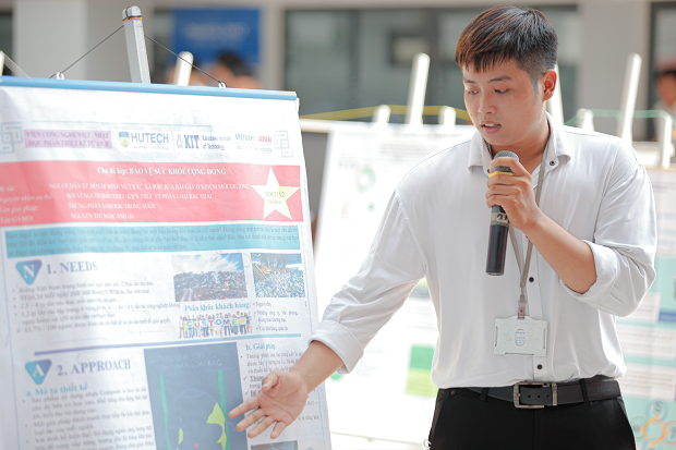 Sinh viên VJIT ra mắt các dự án “Bảo vệ sức khỏe cộng đồng” tại Phiên công bố Poster - PD2 116
