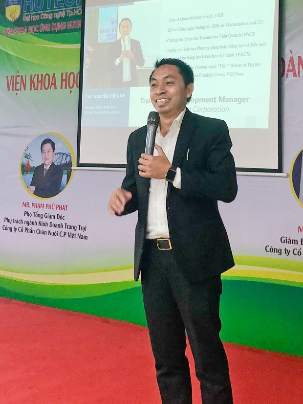 Chuyên gia từ C.P Việt Nam đồng hành cùng sinh viên HUTECH tìm hiểu cơ hội và thách thức tại doanh nghiệp 80