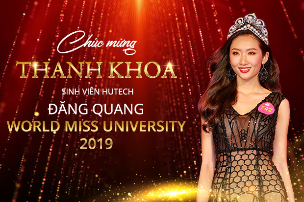 2019 Miss HUTECH - Thanh Khoa wins the 2019 World Miss University 12