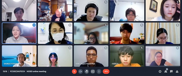 Sinh viên Khoa Nhật Bản học HUTECH giao lưu cùng sinh viên ĐH Hosei (Nhật Bản) về học tập trực tuyến 57