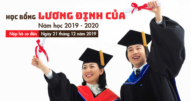 Cơ hội nhận Học bổng Lương Định Của năm học 2019 - 2020 9