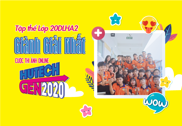 Tập thể Lớp 20DLHA2 giành Giải Nhất Cuộc thi “HUTECH GEN 2020” 9