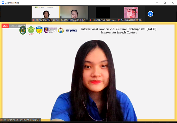 "Quick chat" with Huyen Anh the first prize winner of the International English Speech Contest 76