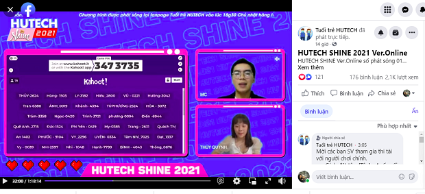 4 gương mặt đầu tiên vào Chung kết Gameshow “HUTECH Shine 2021” đã lộ diện 31