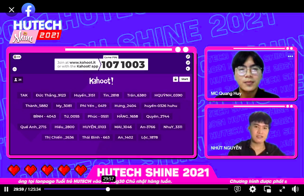 Số thứ 2 gameshow “HUTECH Shine 2021”: Người chơi chính giành chiến thắng sít sao 45
