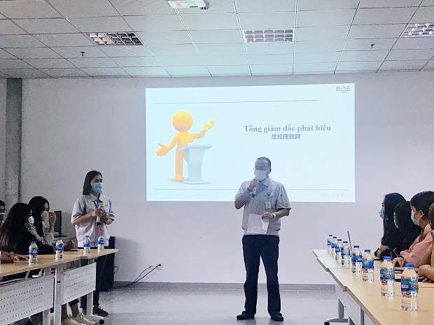 Sinh viên HUTECH tham quan thực tế tại Cty TNHH Công nghệ Điện tử - Nghe nhìn BOE 20