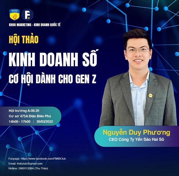 Nhiều kiến thức thú vị về lĩnh vực Kinh doanh số sẽ được CEO Nguyễn Duy Phương bật mí vào ngày 30/3 tới đây 21