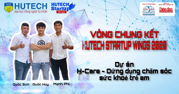 HUTECH Startup Wings 2020 - Nhóm dự án ứng dụng công nghệ: Hướng đến chăm sóc sức khỏe cộng đồng 36
