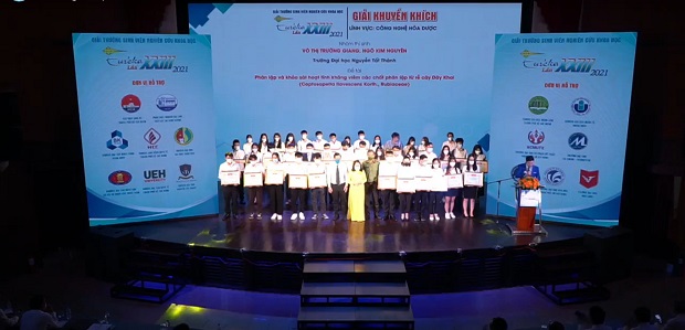 Sinh viên HUTECH đạt giải Khuyến khích tại Giải thưởng Sinh viên NCKH Euréka lần thứ 23 12