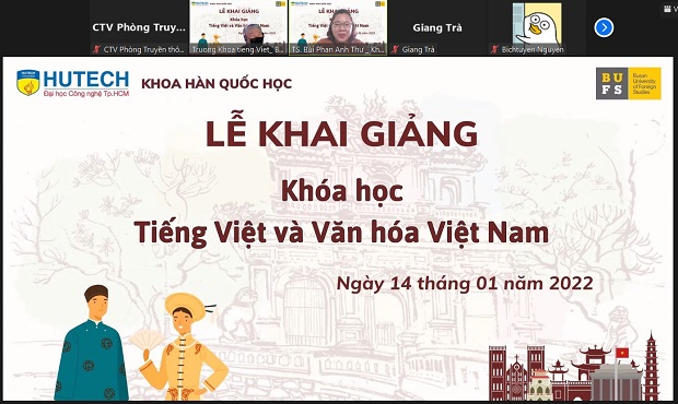 Khoa Hàn Quốc học khai giảng khóa Tiếng Việt và văn hóa Việt dành cho sinh viên ĐH Ngoại ngữ Busan