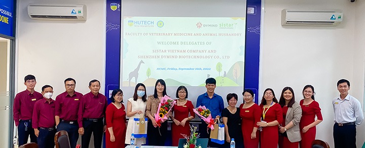 Khoa Thú y - Chăn nuôi HUTECH đón đoàn công tác từ Cty Shenzen Dymind BioTechnology và Cty Sistar Vietnam 63