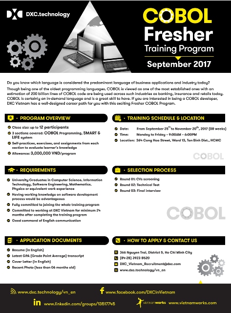 DXC Việt Nam (CSC Việt Nam) Tuyển Dụng Fresher Program 6