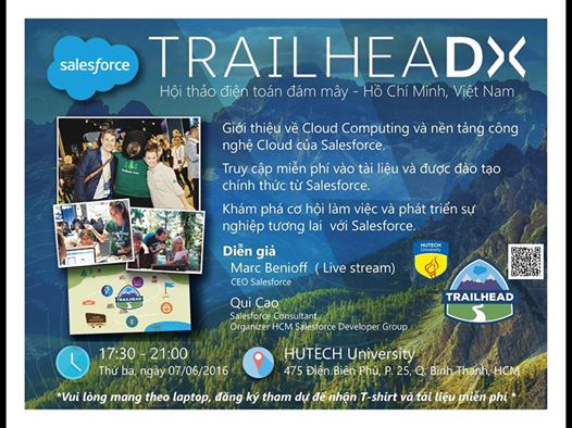 Hội thảo công nghệ  Cloud Computing của Salesforce TrailheaDX 07/06/2016 279