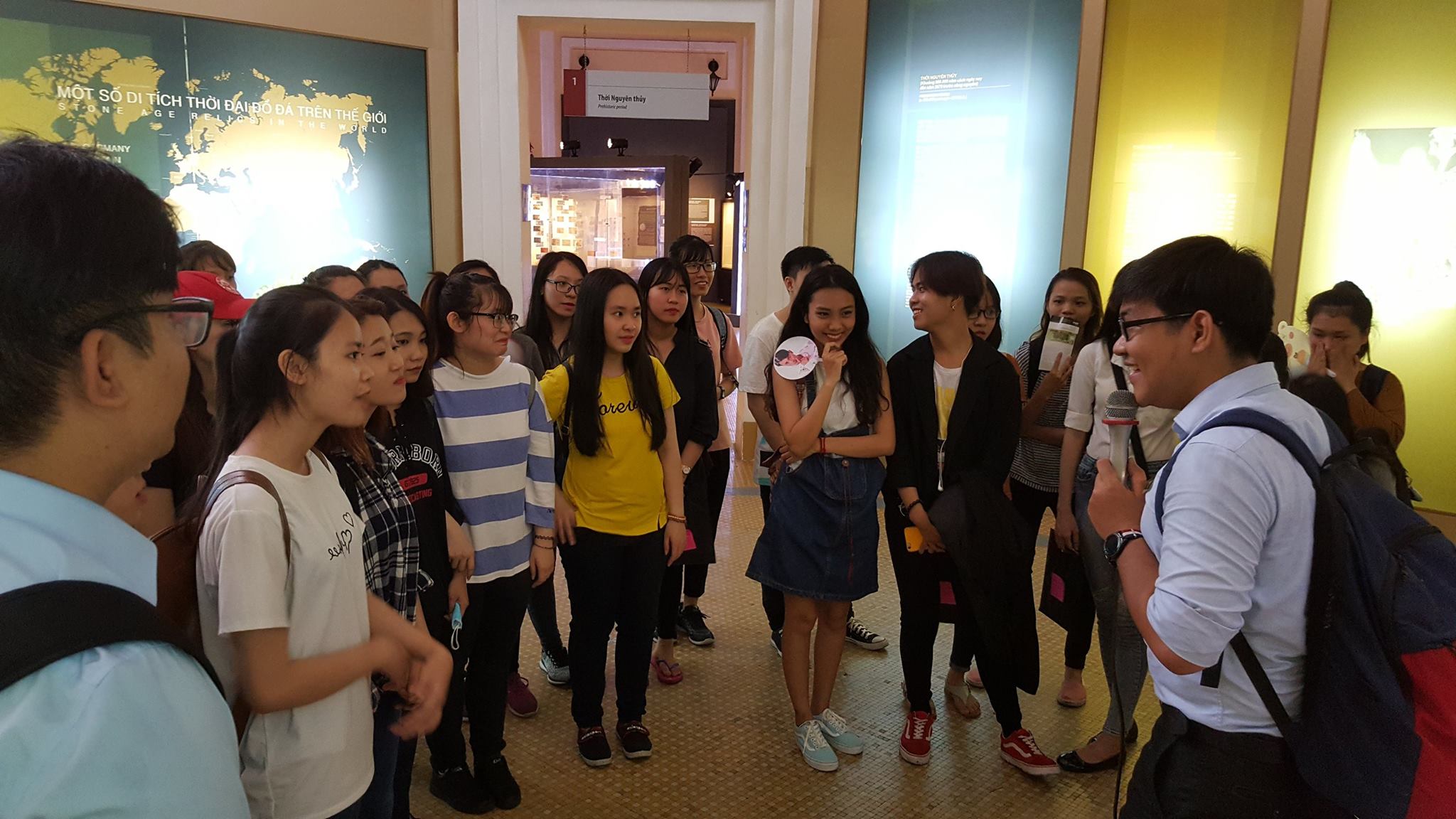 Lớp Hàn Quốc học K15 tham quan thực tế tại  Bảo tàng Lịch sử TP. HCM 17