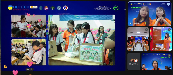 Sinh viên Quan hệ Công chúng HUTECH tổng kết hành trình NextGen Impact 52