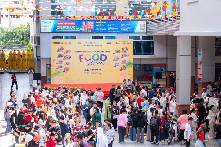 FOOD STORIES - NGÀY HỘI VĂN HÓA ẨM THỰC QUỐC TẾ 2026 LAN TỎA TINH THẦN HỘI NHẬP TẠI HUTECH 94