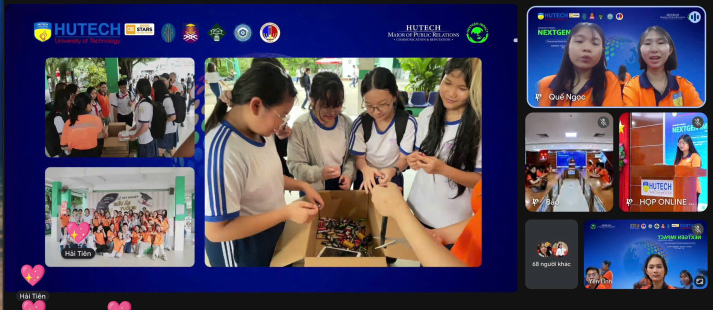 Sinh viên Quan hệ Công chúng HUTECH tổng kết hành trình NextGen Impact 53