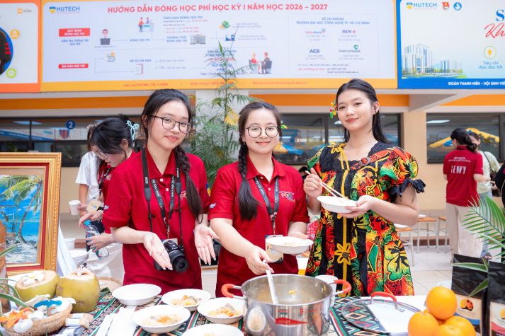FOOD STORIES - NGÀY HỘI VĂN HÓA ẨM THỰC QUỐC TẾ 2026 LAN TỎA TINH THẦN HỘI NHẬP TẠI HUTECH 63