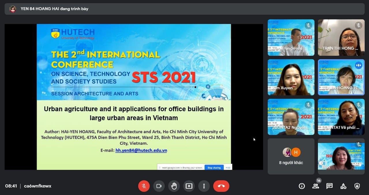5 báo cáo khoa học của thầy cô Tiểu ban Kiến trúc Mỹ thuật tham dự Hội thảo Khoa học quốc tế STS 2021 14