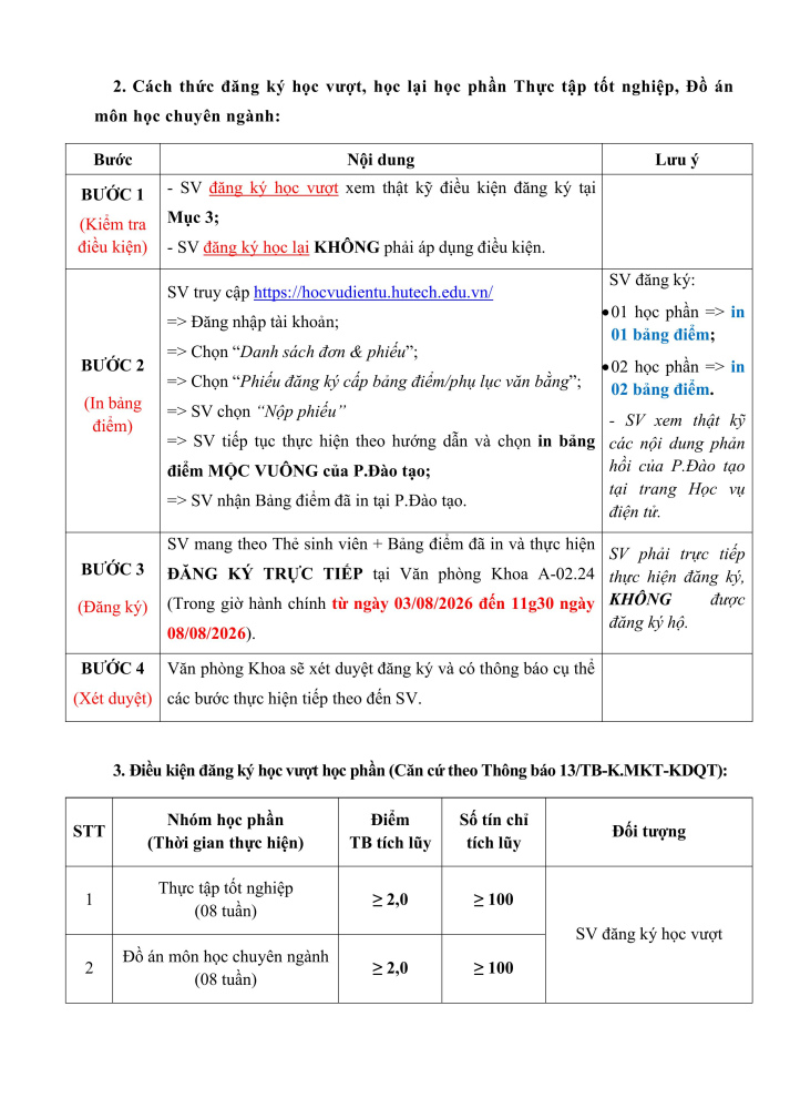[THÔNG BÁO] Đăng ký học phần Thực tập tốt nghiệp, Đồ án môn học trong HK1 năm học 2026 - 2027 43